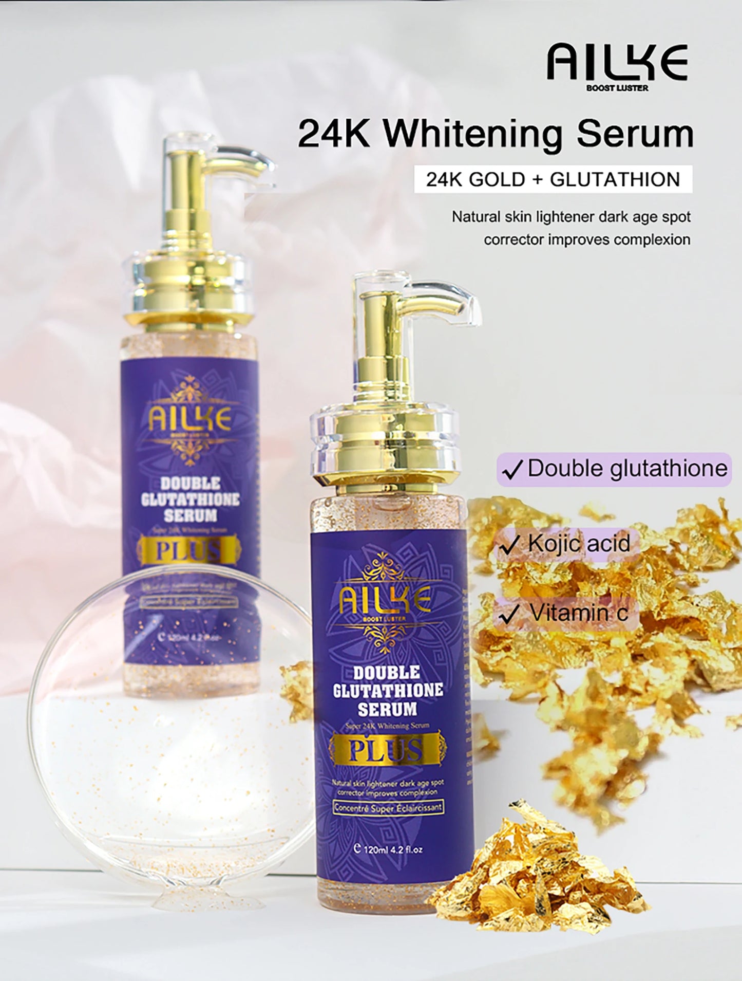 Double Glutathione Inject Bleaching Plus Collection