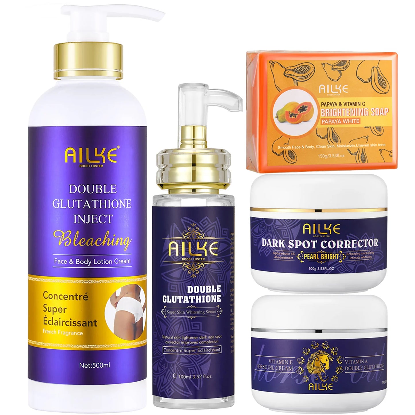 Double Glutathione Inject Skincare Collection