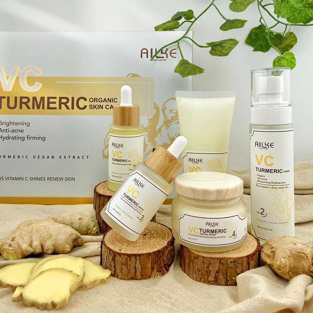 V-C Turmeric Organic Brightening Skin Care Collection