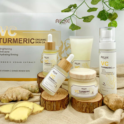 V-C Turmeric Organic Brightening Skin Care Collection