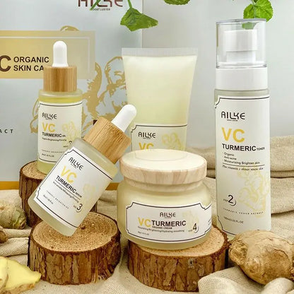 V-C Turmeric Organic Brightening Skin Care Collection