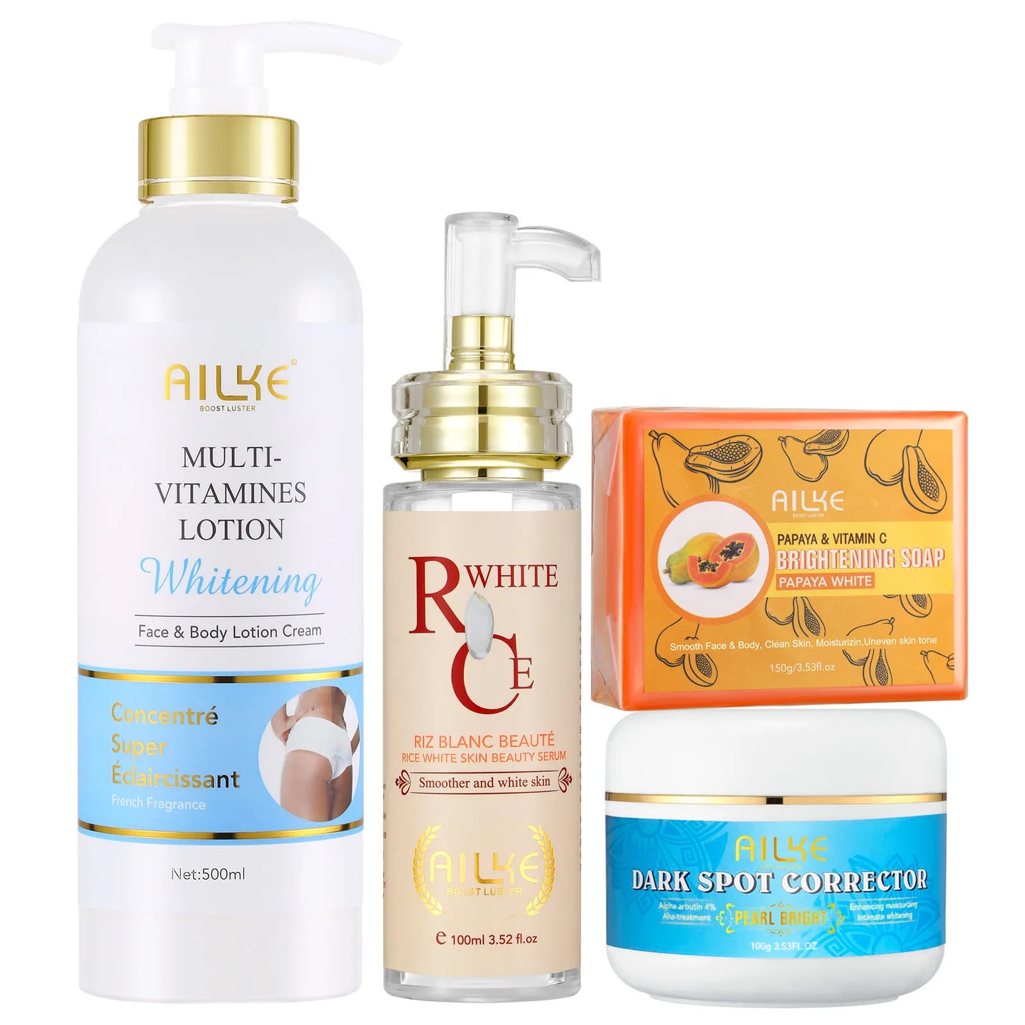 Multi Vitamins Brightening & Whitening Skincare Collection